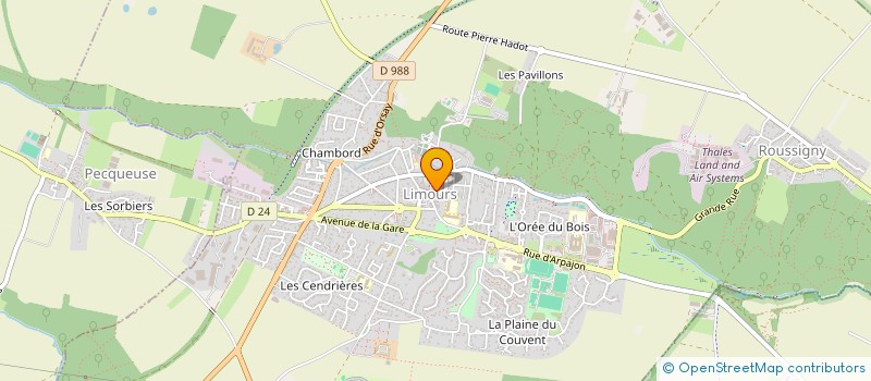 localisation de l'entreprise VOTRE BEAUTE à LIMOURS