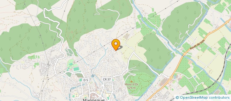 localisation de l'entreprise VOTRE BIEN à MANOSQUE