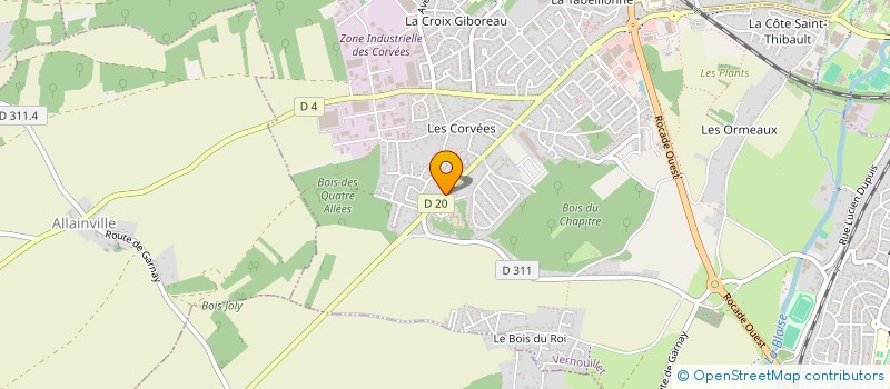 localisation de l'entreprise VOTRE BOUCHERIE à VERNOUILLET