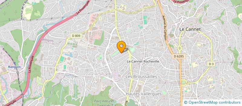 localisation de l'entreprise VOTRE CHATEAU DE FAMILLE à LE CANNET
