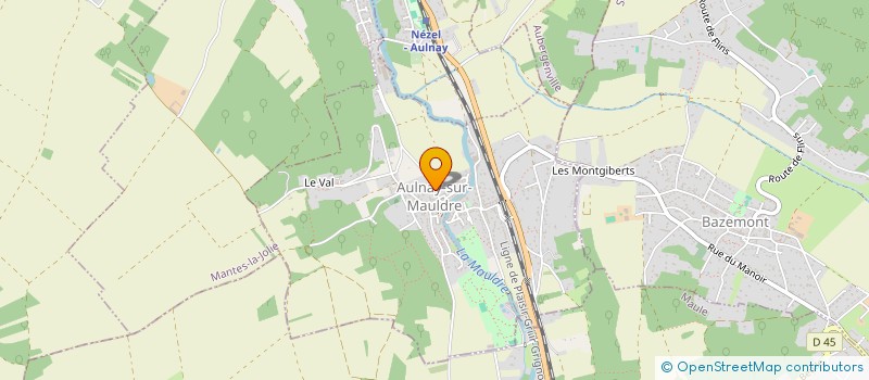 localisation de l'entreprise VOTRE CHAUFFEUR PRIVE  AULNAY-SUR-MAULDRE