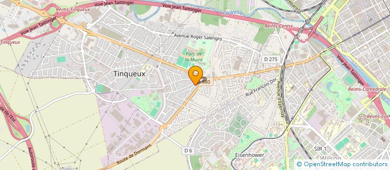 localisation de l'entreprise VOTRE CHEF A DOMICILE  TINQUEUX