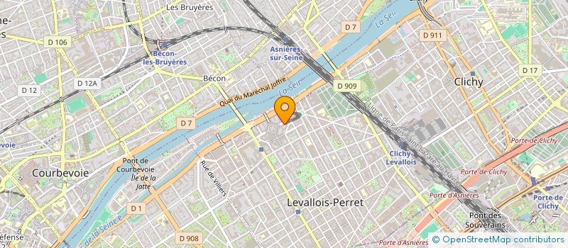 localisation de l'entreprise VOTRE COLLECTION à LEVALLOIS-PERRET