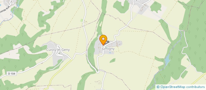 localisation de l'entreprise VOTRE COMMUNICATION à JUMIGNY