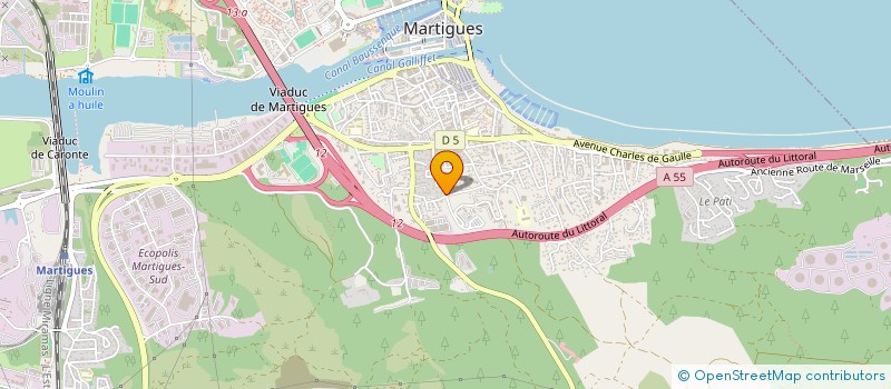 localisation de l'entreprise VOTRE CORPS A COEUR à MARTIGUES