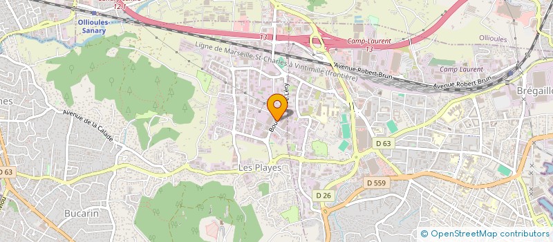 localisation de l'entreprise VOTRE COURSIER à SIX-FOURS-LES-PLAGES