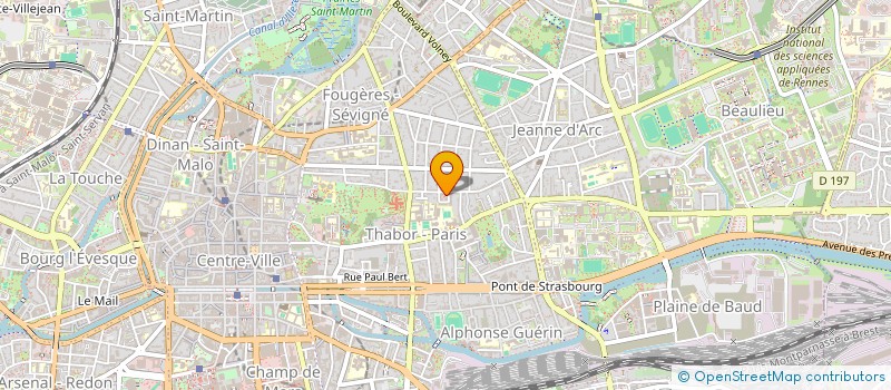 localisation de l'entreprise VOTRE DOMICILE C'EST DU PROPRE  RENNES