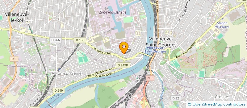 localisation de l'entreprise VOTRE EVENT à VILLENEUVE-LE-ROI