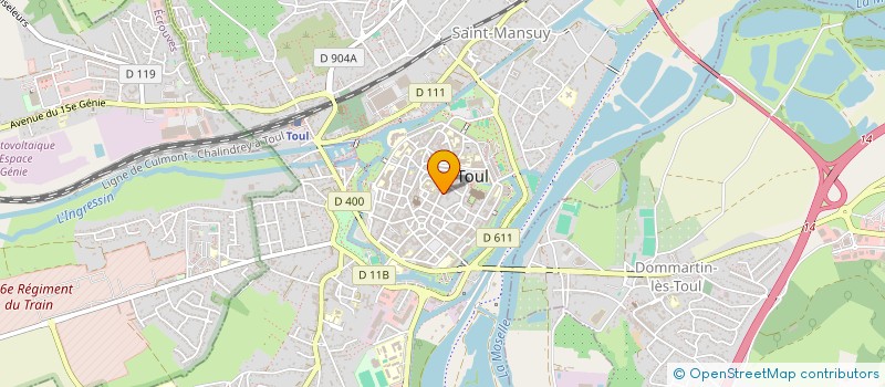 localisation de l'entreprise VOTRE FONTAINE A LA SOURCE  TOUL