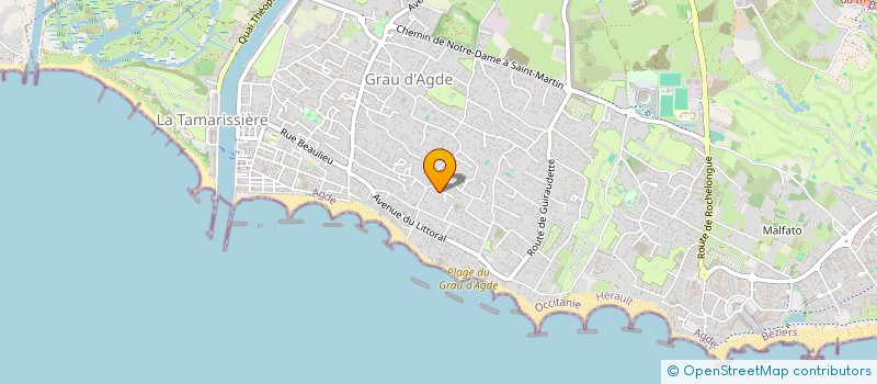 localisation de l'entreprise VOTRE FRANCE  AGDE