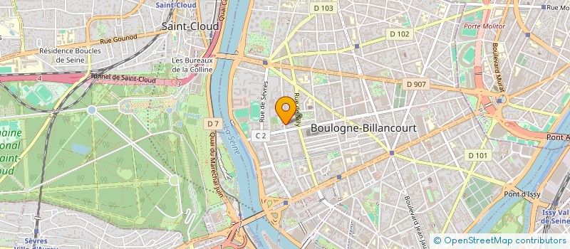 localisation de l'entreprise VOTRE IDEAL PARTAGE à BOULOGNE-BILLANCOURT