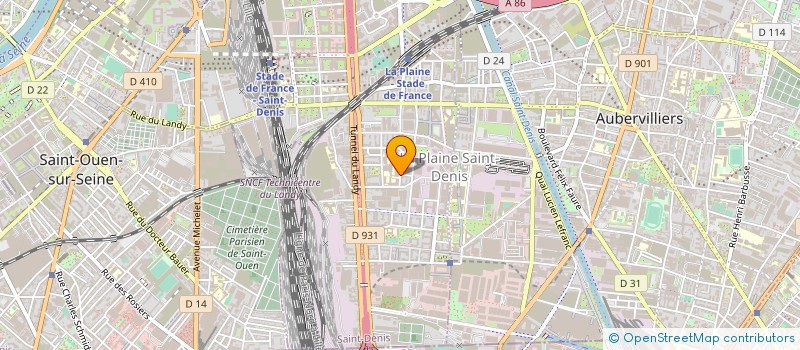 localisation de l'entreprise VOTRE INFORMATIQUE PROF CONSEIL à SAINT-DENIS
