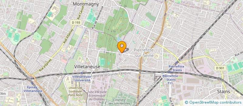 localisation de l'entreprise VOTRE INSTALL ELECTRICIEN ANNEES 2000 à PIERREFITTE-SUR-SEINE