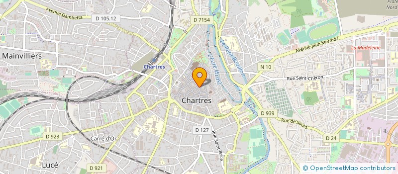 localisation de l'entreprise VOTRE INTERIEUR à CHARTRES