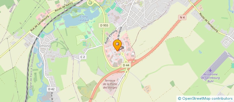 localisation de l'entreprise VOTRE INTERIEUR à SARREBOURG