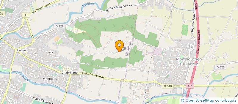 localisation de l'entreprise VOTRE MAISON DE VACANCES à MONTELIMAR
