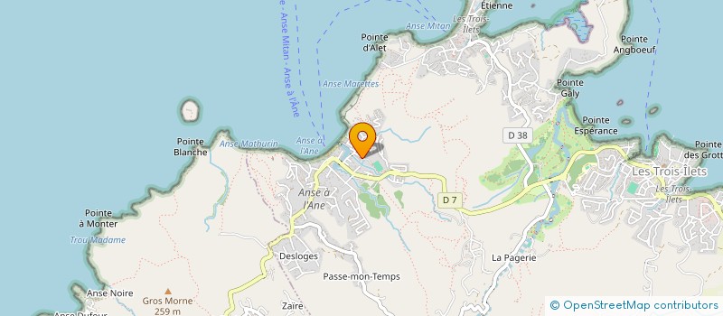 localisation de l'entreprise VOTRE MARTINIQUE à LES TROIS-ILETS