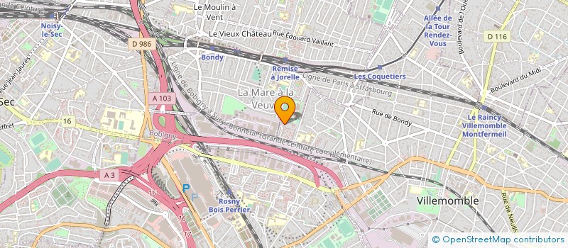 localisation de l'entreprise VOTRE MEILLEURE AMIE à VILLEMOMBLE