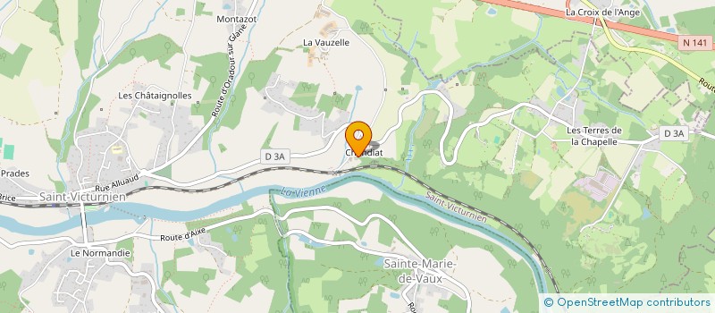 localisation de l'entreprise VOTRE NOM AU GENERIQUE  SAINTE-MARIE-DE-VAUX