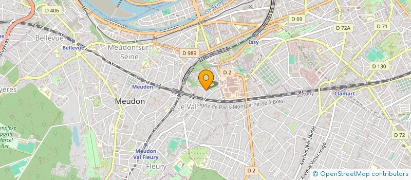 localisation de l'entreprise VOTRE PRODUCTION à MEUDON