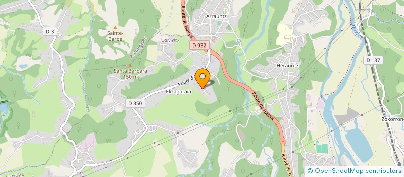 localisation de l'entreprise VOTRE SECRETARIAT 64/40  USTARITZ