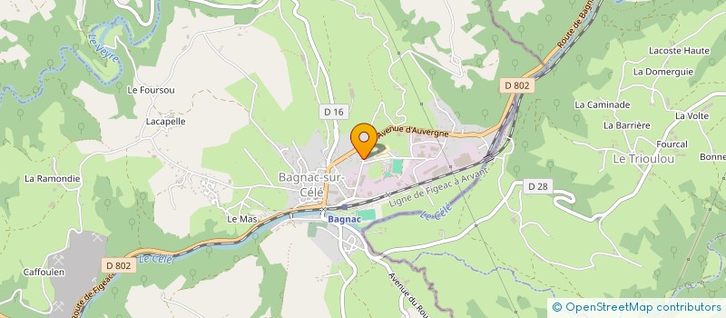 localisation de l'entreprise VOTRE SPECIALISTE DU PORTUGAL ET EUROPE  BAGNAC-SUR-CELE