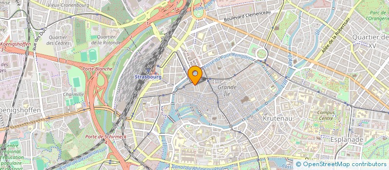 localisation de l'entreprise VOTRE VOYAGE à STRASBOURG