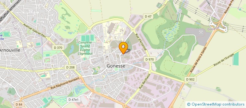 localisation de l'entreprise VOTRE VTC IDF à GONESSE