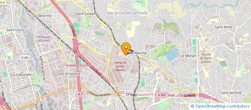 localisation de l'entreprise VOTREDIRCOM à MARSEILLE