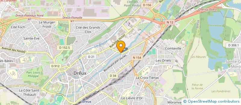 localisation de l'entreprise VOTRESTORE à DREUX