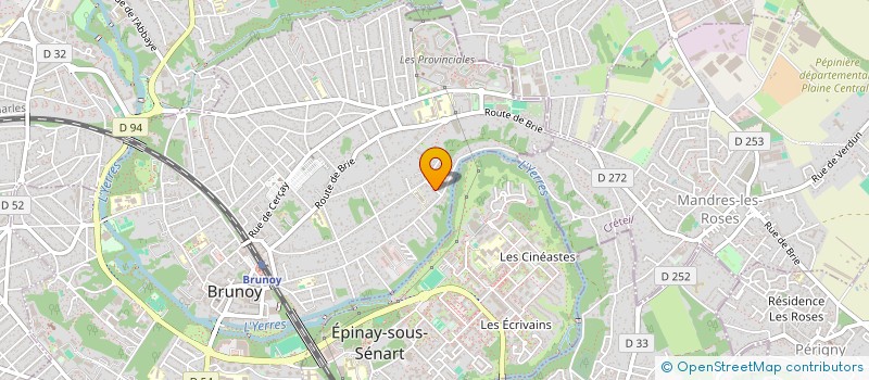 localisation de l'entreprise VOUEZH à BRUNOY