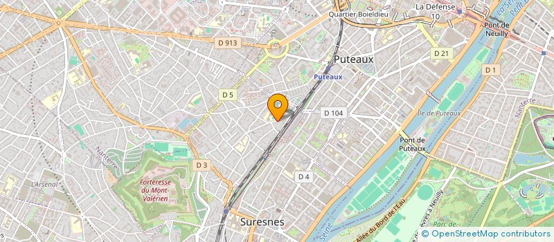 localisation de l'entreprise VOUGE à SURESNES
