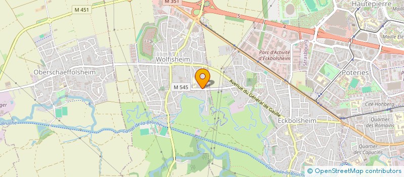 localisation de l'entreprise VOUGE PATRIMOINE  WOLFISHEIM