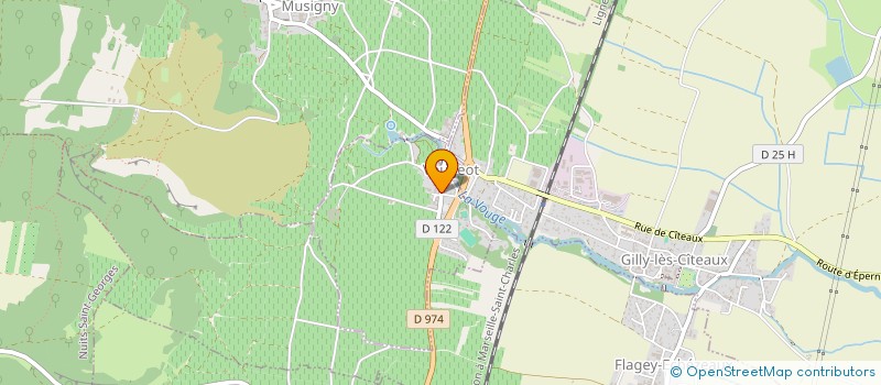 localisation de l'entreprise VOUGEOT PETANQUE CLUB  VOUGEOT