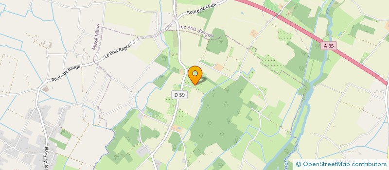 localisation de l'entreprise VOUHE ELAGAGE à BEAUFORT-EN-ANJOU