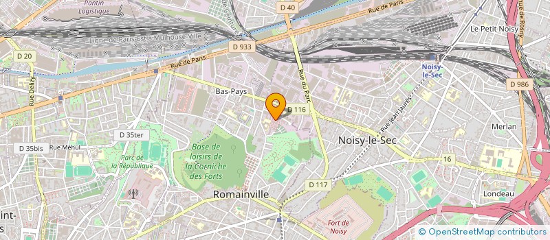 localisation de l'entreprise VOUILLE ASSISTANCE à ROMAINVILLE