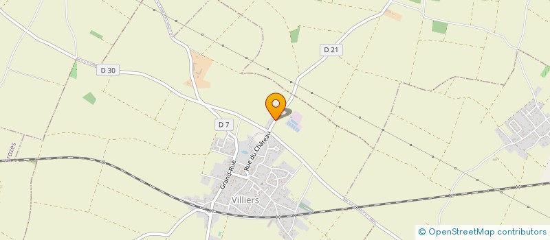 localisation de l'entreprise VOUILLE VOLLEY-BALL  VILLIERS