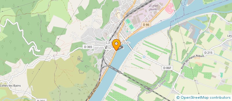 localisation de l'entreprise VOULTE ALIMENTATION  LA VOULTE-SUR-RHONE