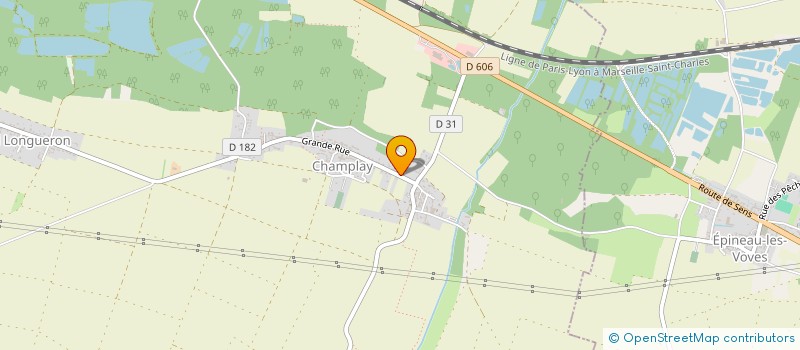 localisation de l'entreprise VOULX à CHAMPLAY