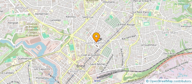 localisation de l'entreprise VOUNANG NANFAH BRICE à BREST