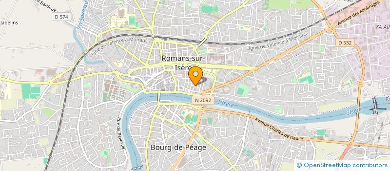 localisation de l'entreprise VOURASIE  ROMANS-SUR-ISERE