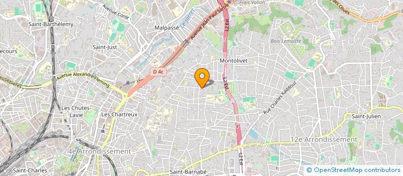 localisation de l'entreprise VOURET à MARSEILLE