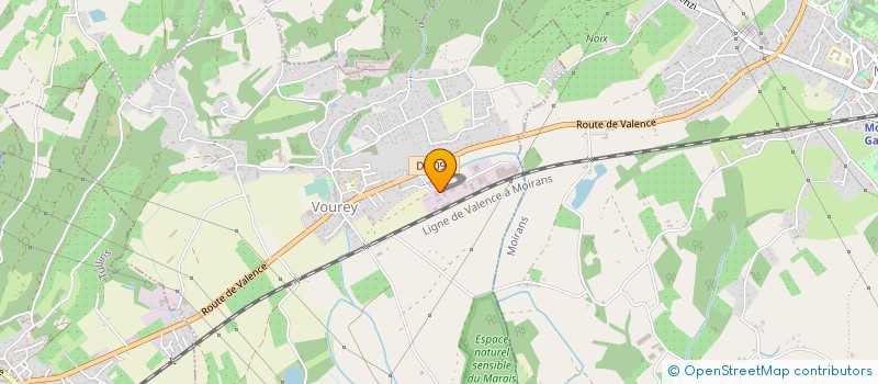 localisation de l'entreprise VOUREY TRANSPORTS  VOUREY