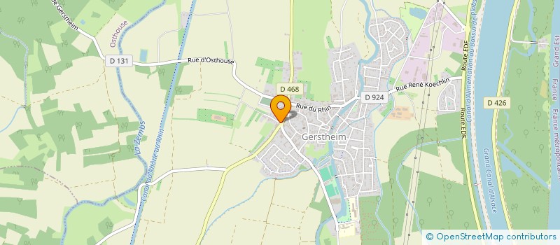 localisation de l'entreprise VOURIOT  GERSTHEIM