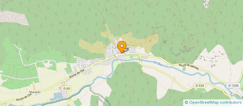 localisation de l'entreprise VOUS FAIT UNE BIZ  CHATILLON-EN-DIOIS