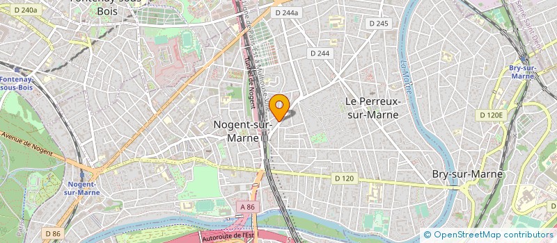 localisation de l'entreprise VOUS ME FAITES PENSER A à LE PERREUX-SUR-MARNE