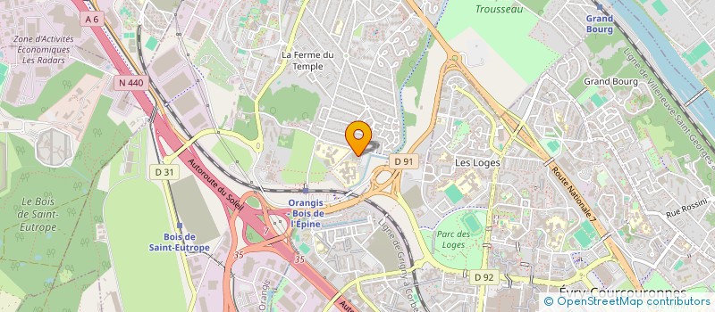 localisation de l'entreprise VOUS, NOUS ET LPMF AVANCONS ENSEMBLE ASSOCIATION PARENTS D'ELEVES à RIS-ORANGIS
