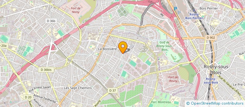 localisation de l'entreprise VOUS REVEZ LES OREILLES BEANTES à MONTREUIL