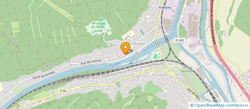 localisation de l'entreprise VOUS TOUJOURS  NANCY