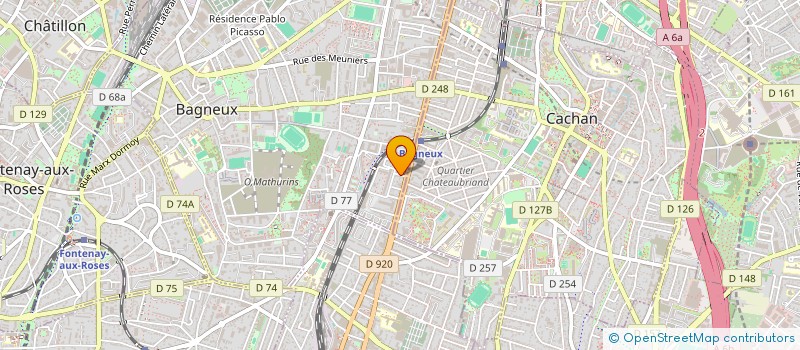 localisation de l'entreprise VOUS VOULEZ VOIR à BAGNEUX